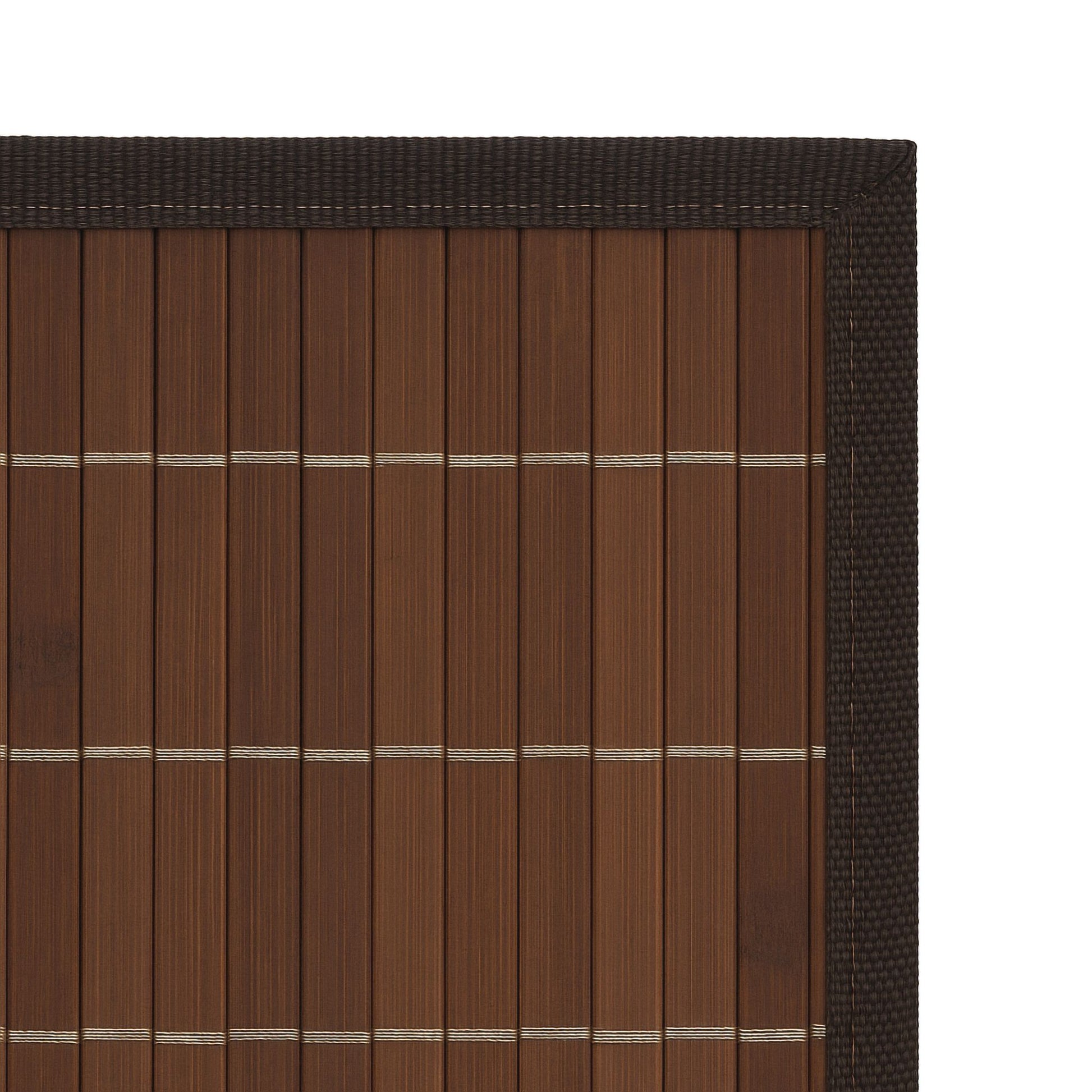 Tischset 6er-Set Bambus Braun-Schwarz von Relaxdays
