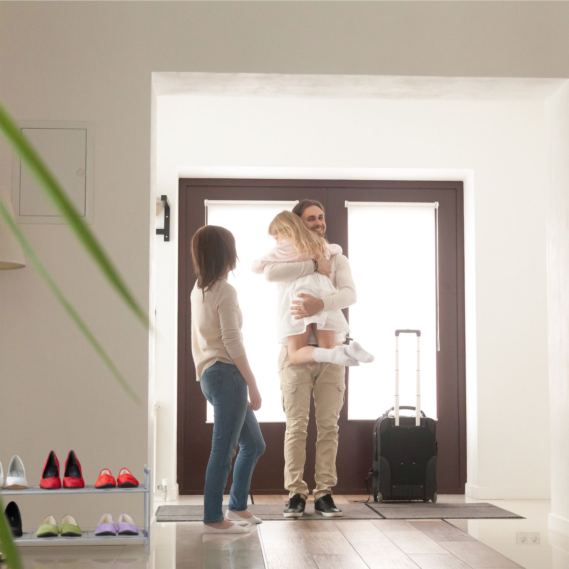 Schuhregal mit 2 Ebenen Hellbraun von Relaxdays
