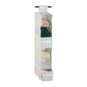 Hängeregal für Kleiderschrank Weiss von Relaxdays