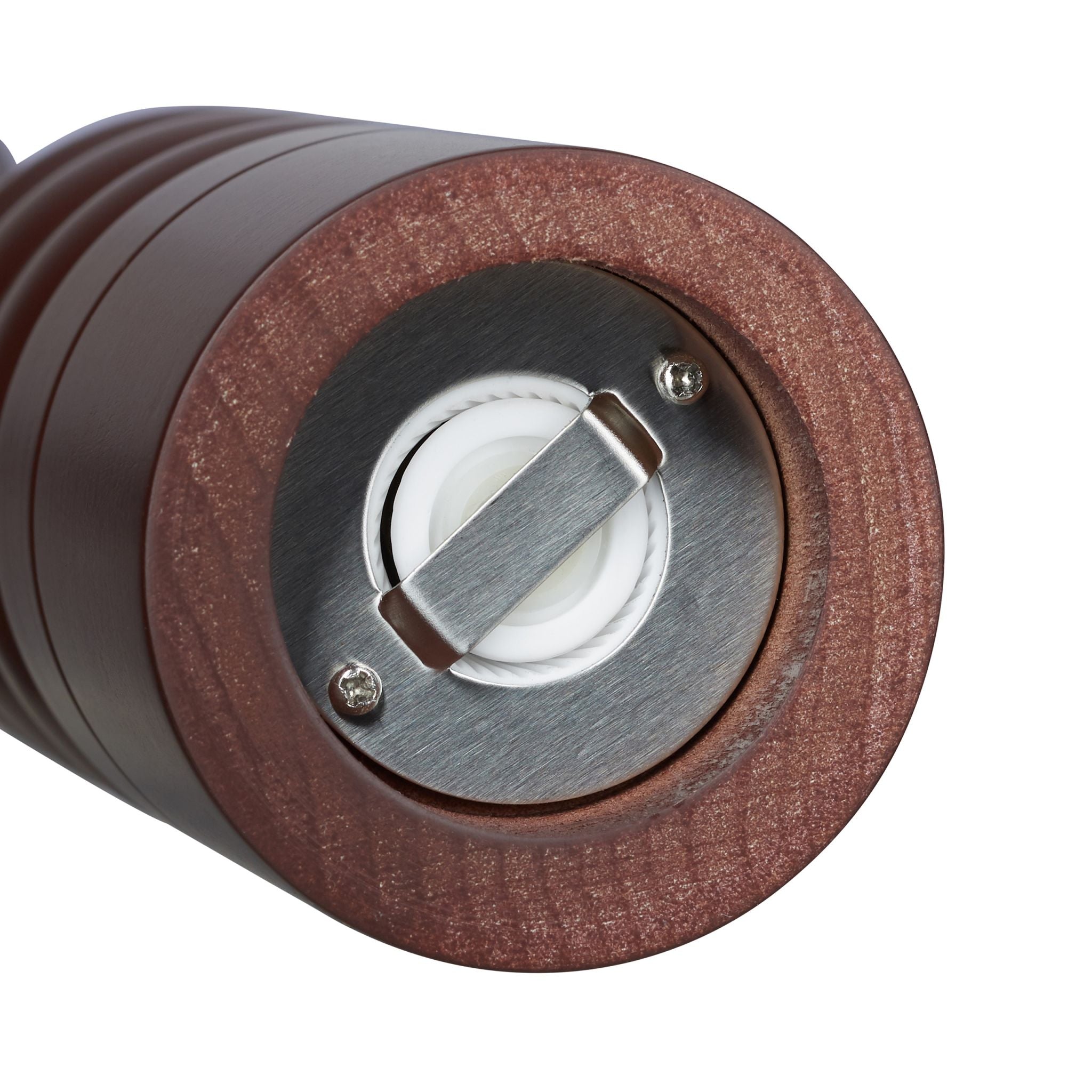 Pfeffermühle Holz Dunkelbraun-Silber von Relaxdays
