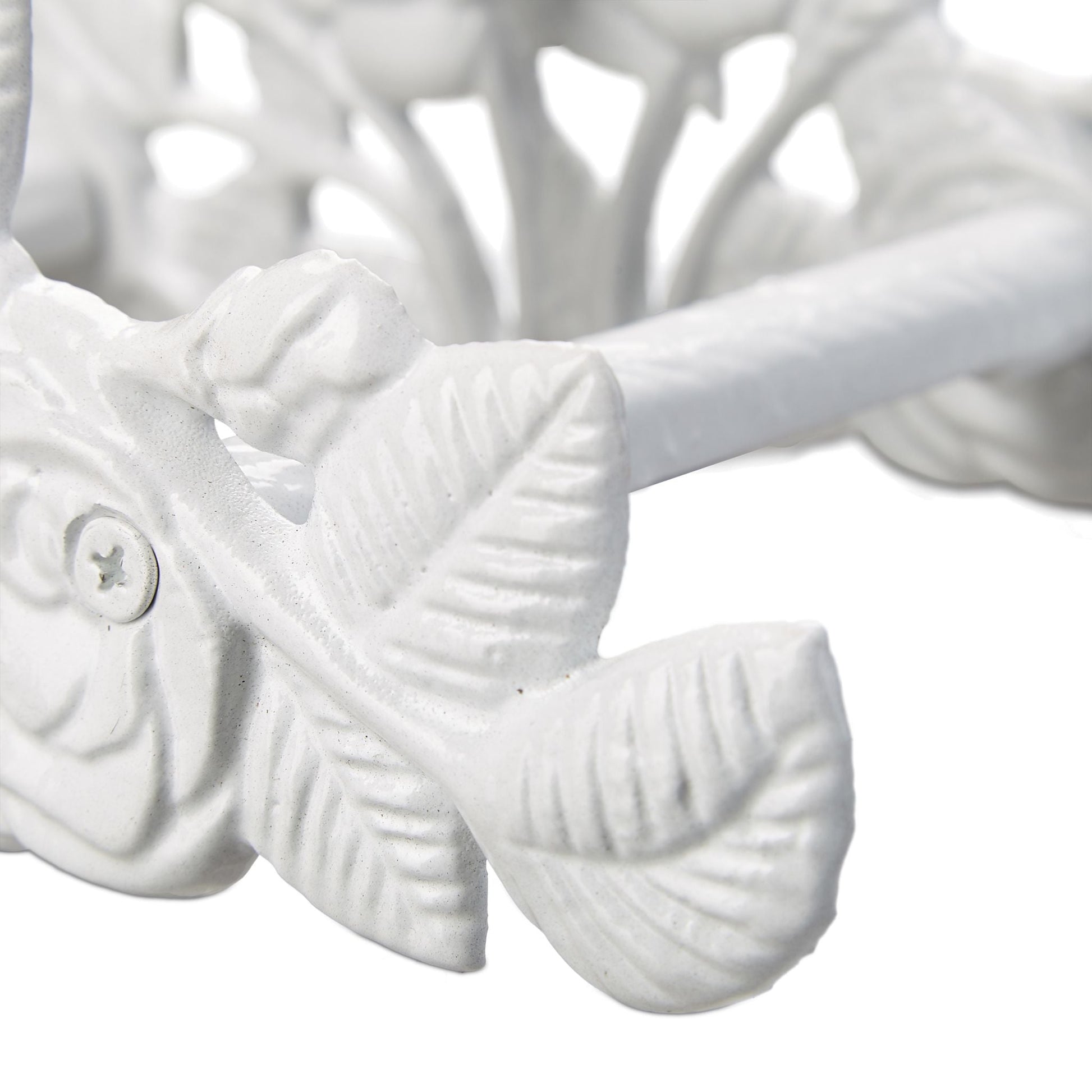 Schlauchhalter Antik Rosen Weiss von Relaxdays