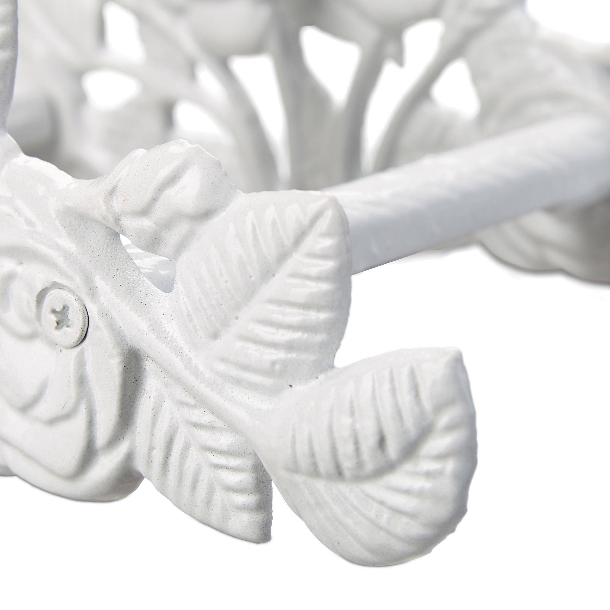 Schlauchhalter Antik Rosen Weiss von Relaxdays