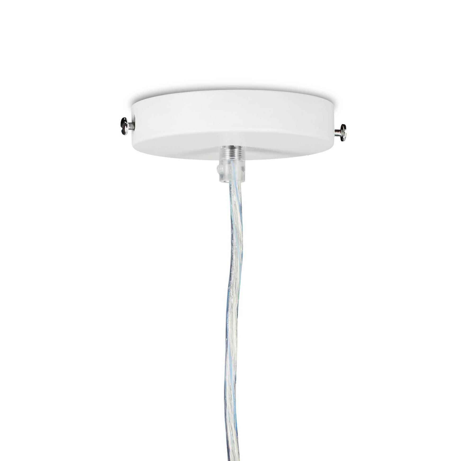 Deckenleuchte Vogelfigur Weiss-Transparent von Relaxdays
