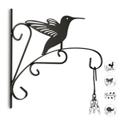 Blumenhaken mit verschiedenen Motiven Schwarz von Relaxdays