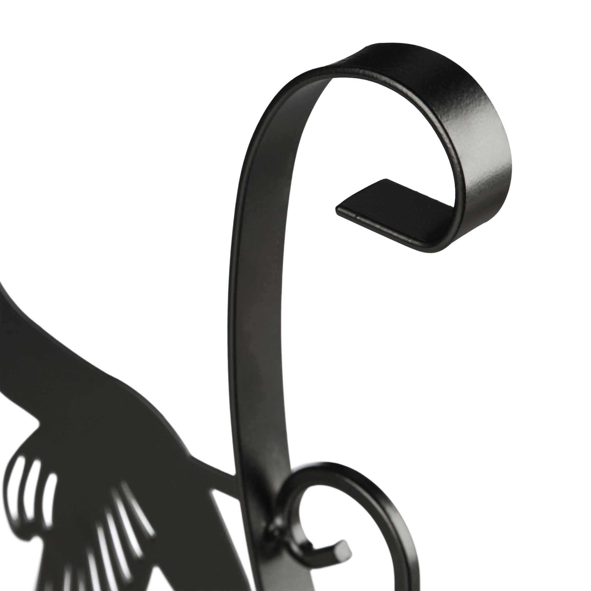 Blumenhaken mit verschiedenen Motiven Schwarz von Relaxdays