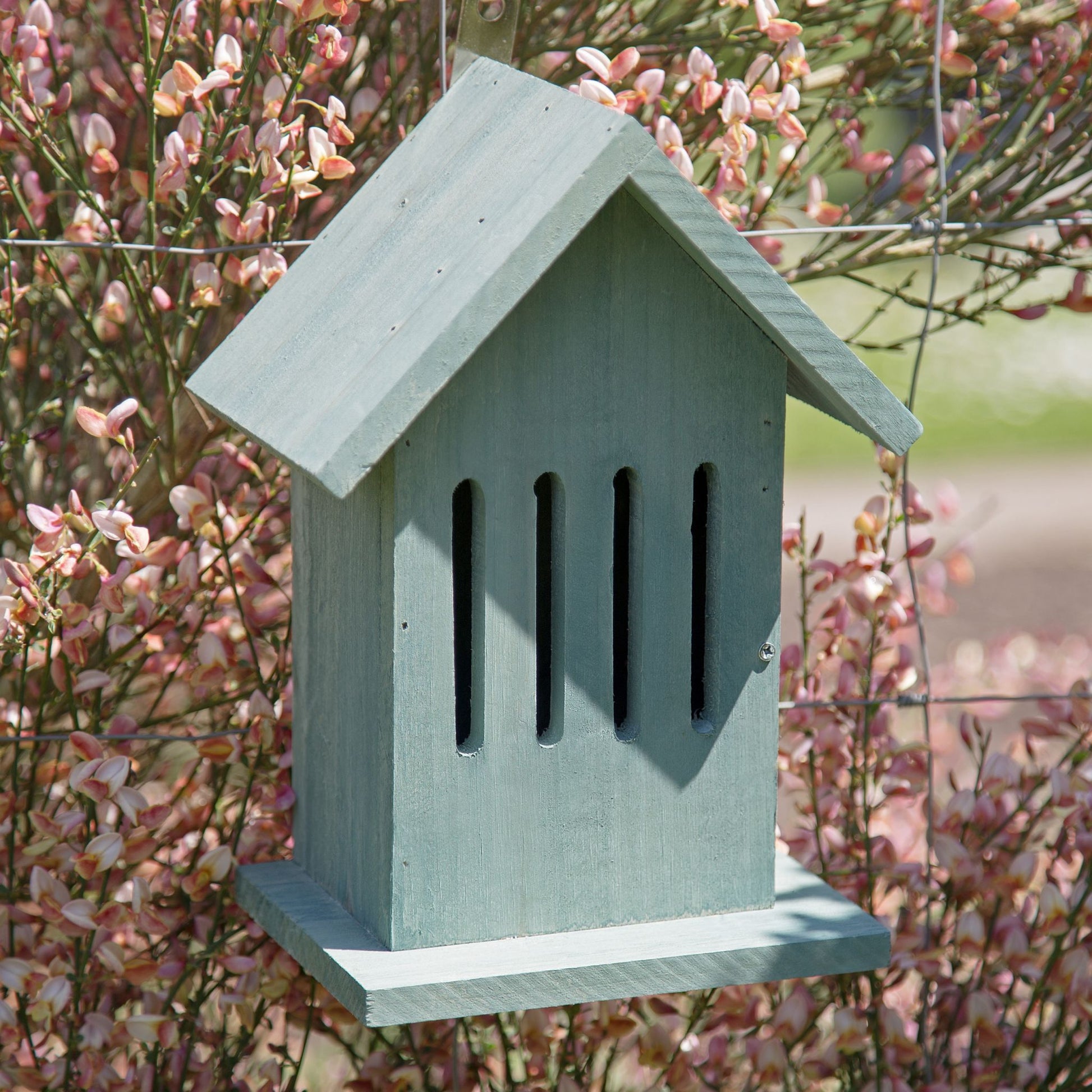 Schmetterlingshaus hängend in 2 Farben Türkis von Relaxdays