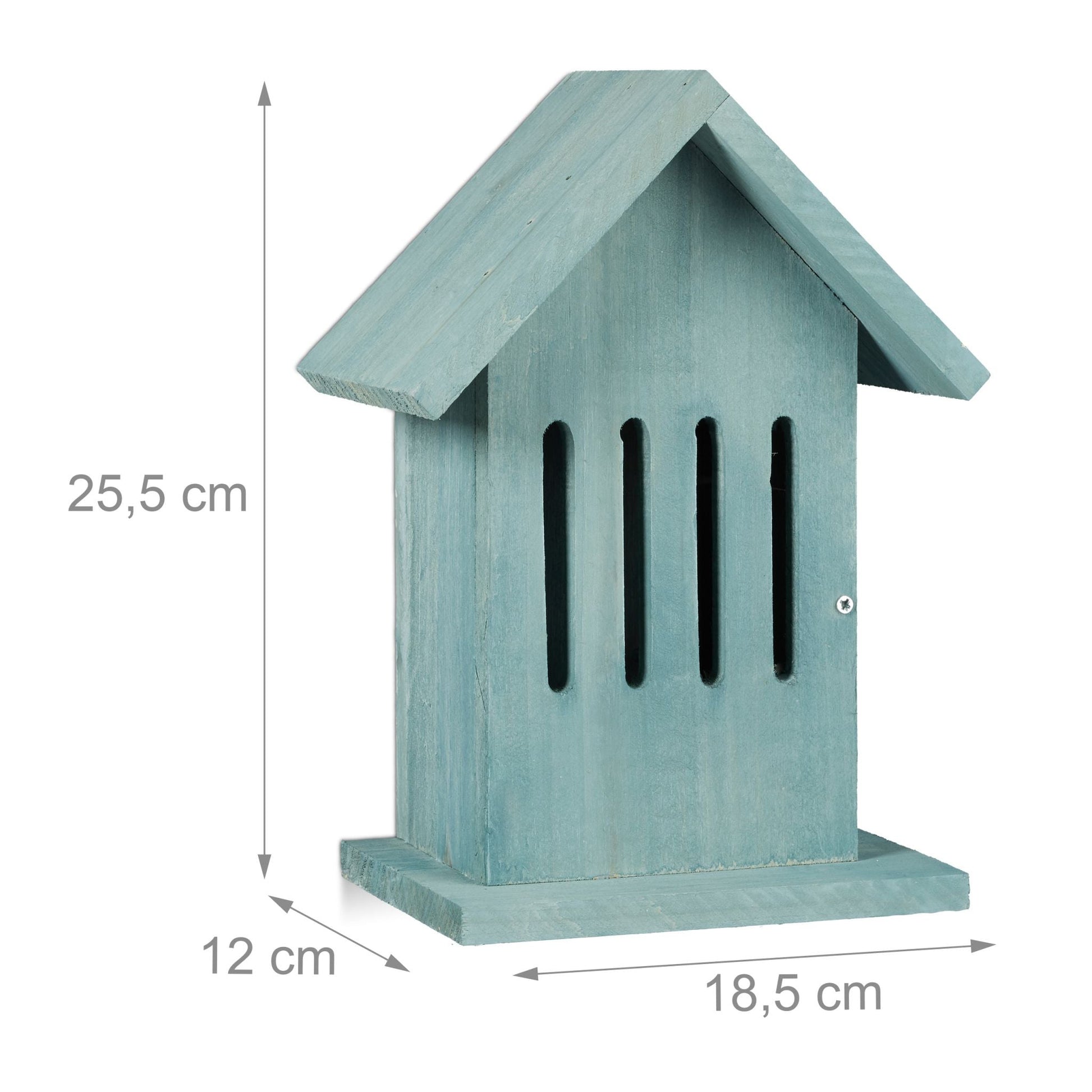Schmetterlingshaus hängend in 2 Farben Türkis von Relaxdays