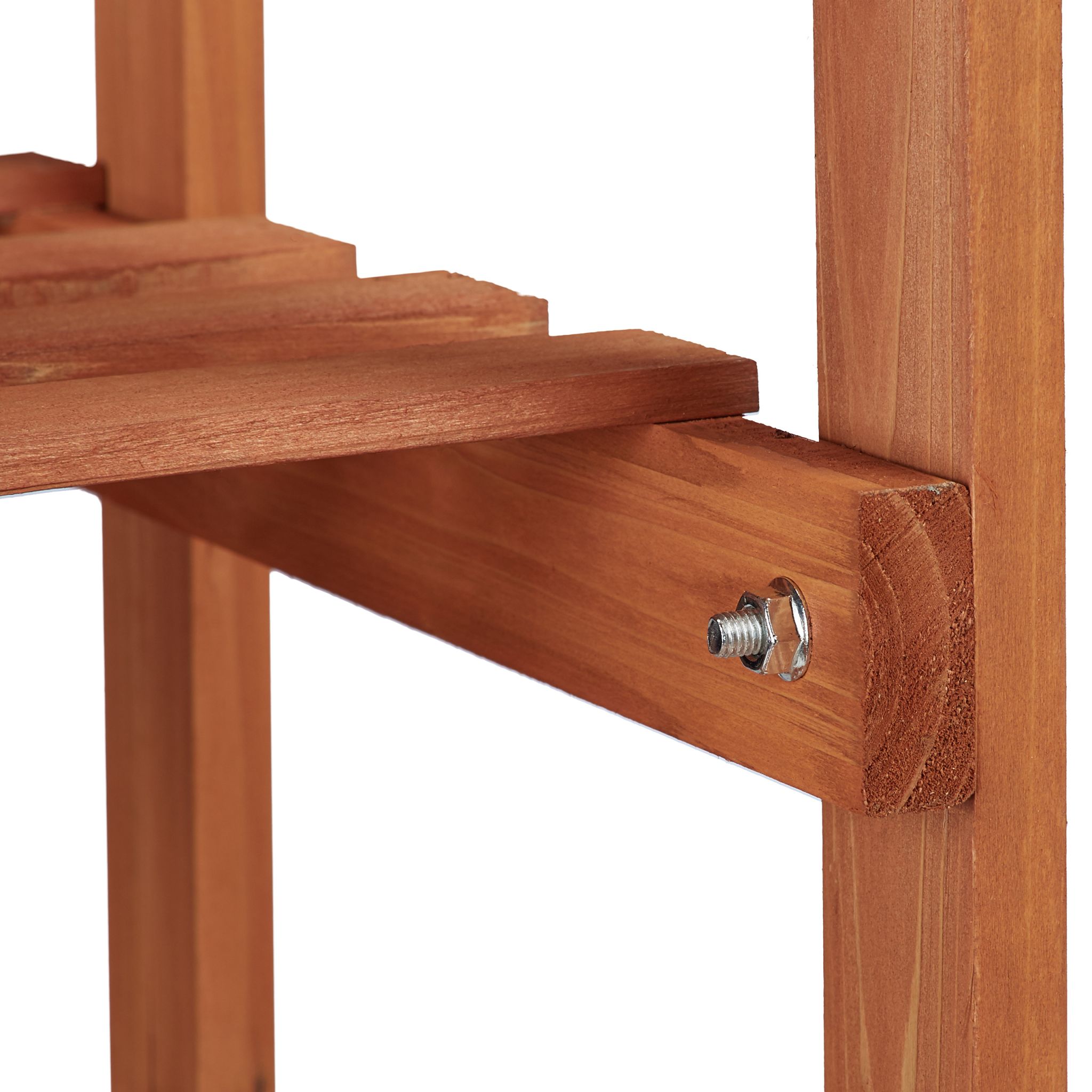 Blumenregal Holz Hellbraun von Relaxdays