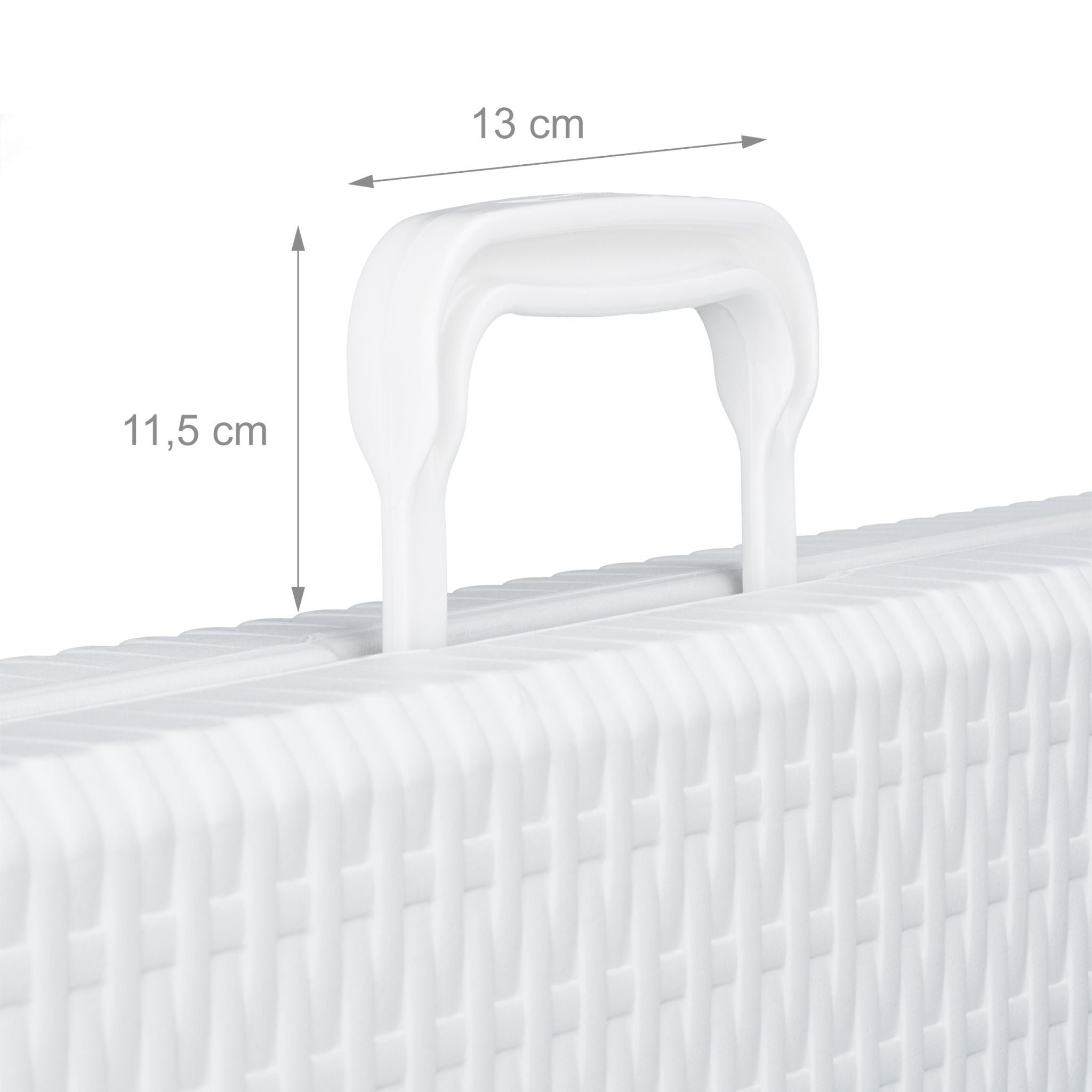 Gartentisch klappbar BASTIAN gross Weiss von Relaxdays
