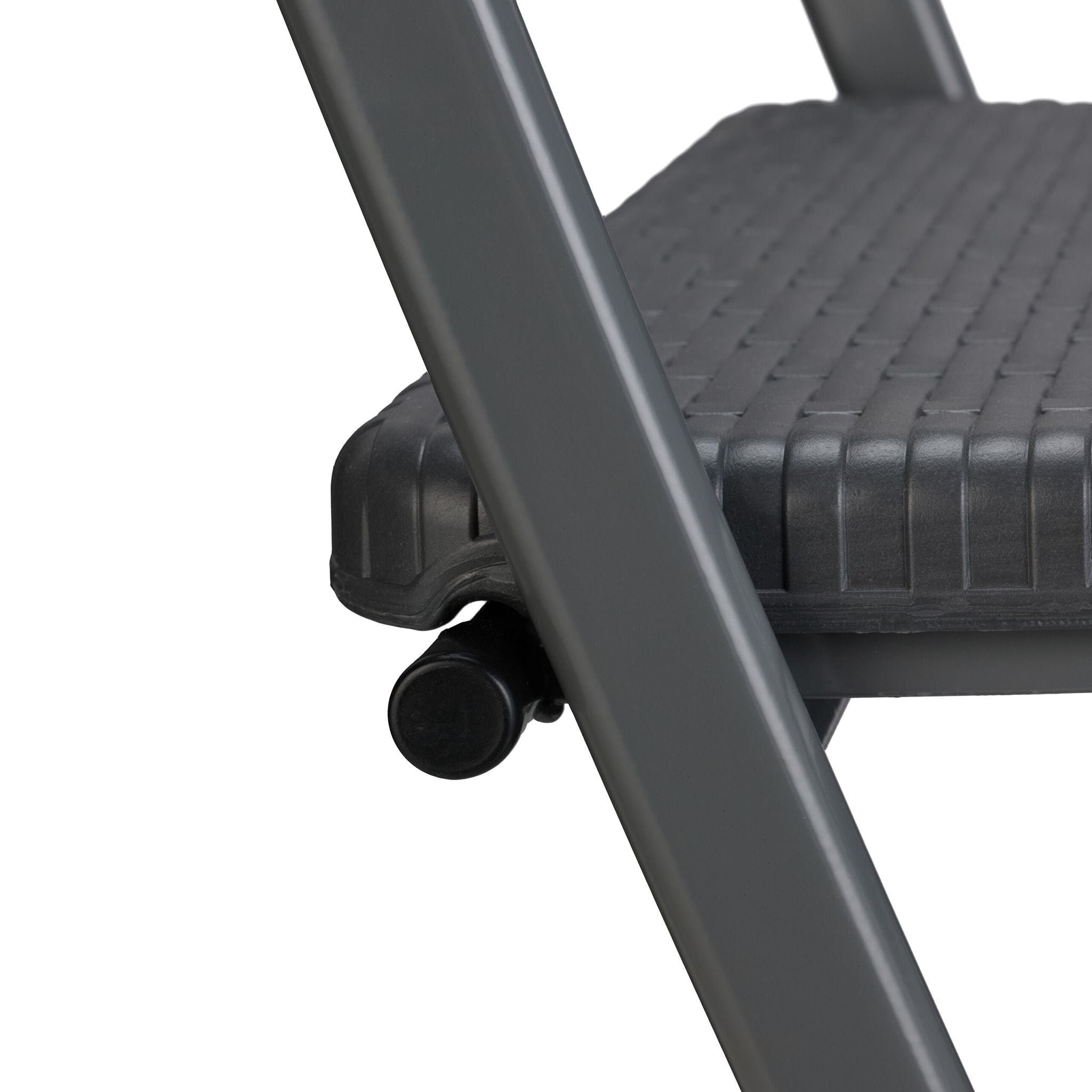 Barhocker Rattan 2er-Set Grau von Relaxdays