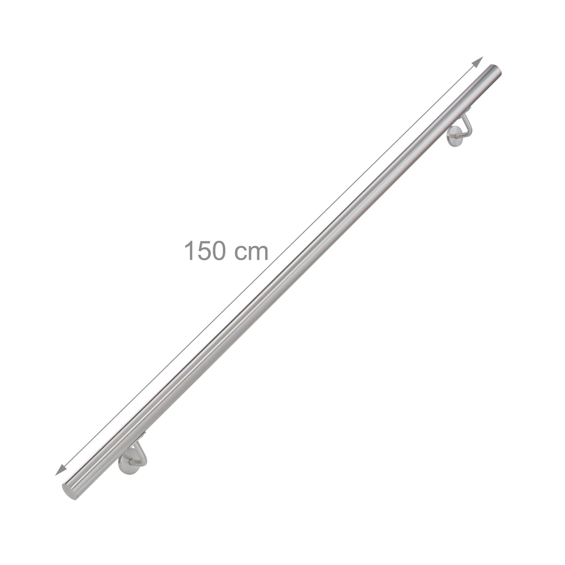 Handlauf Edelstahl Silber von Relaxdays