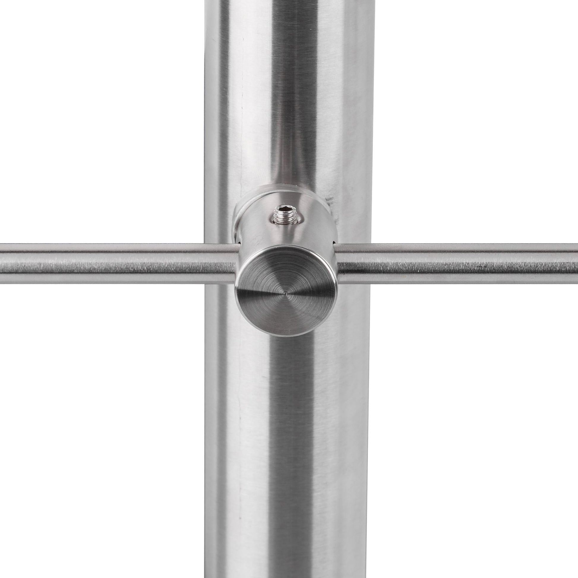 Treppengeländer Edelstahl Silber von Relaxdays