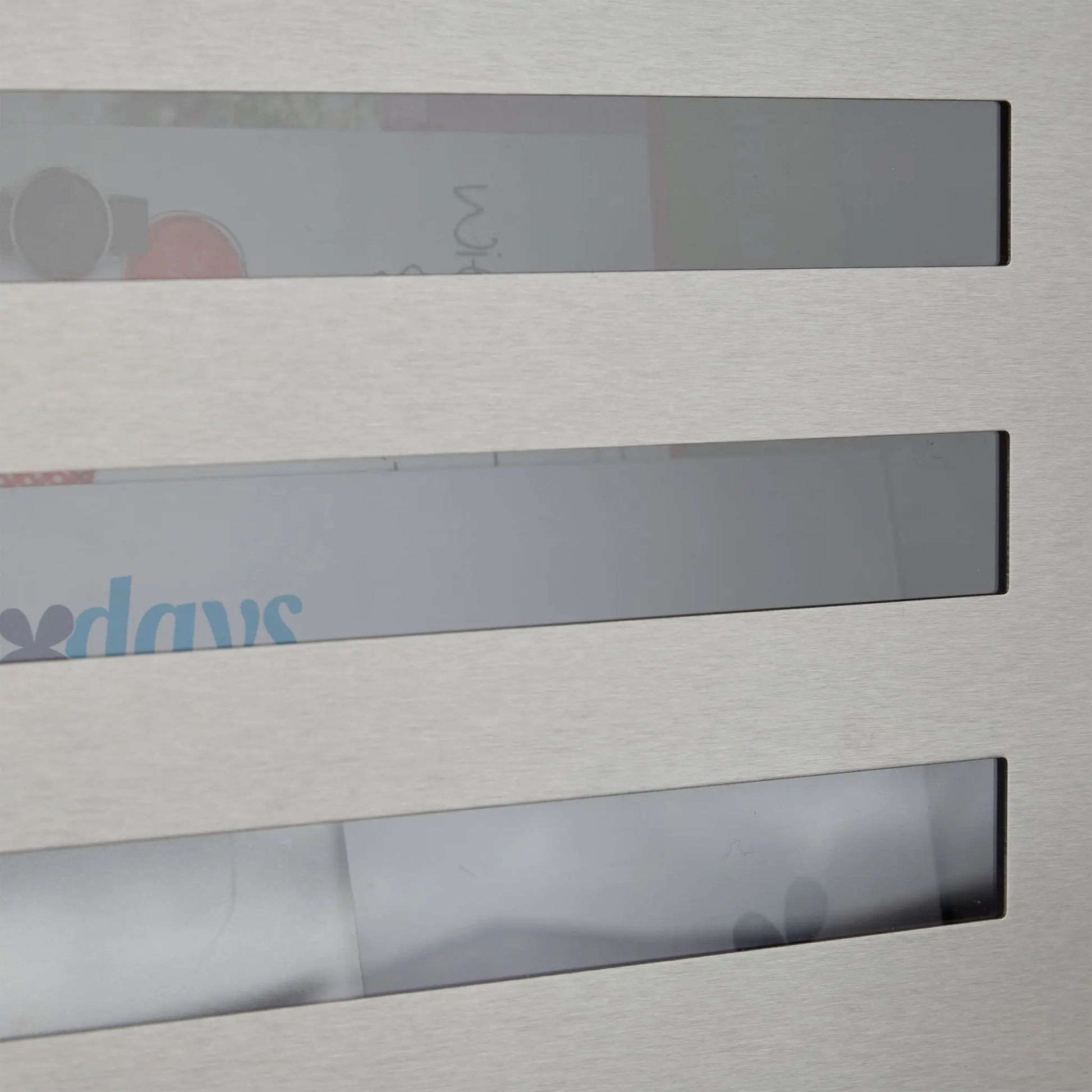 Briefkasten Edelstahl Silber von Relaxdays