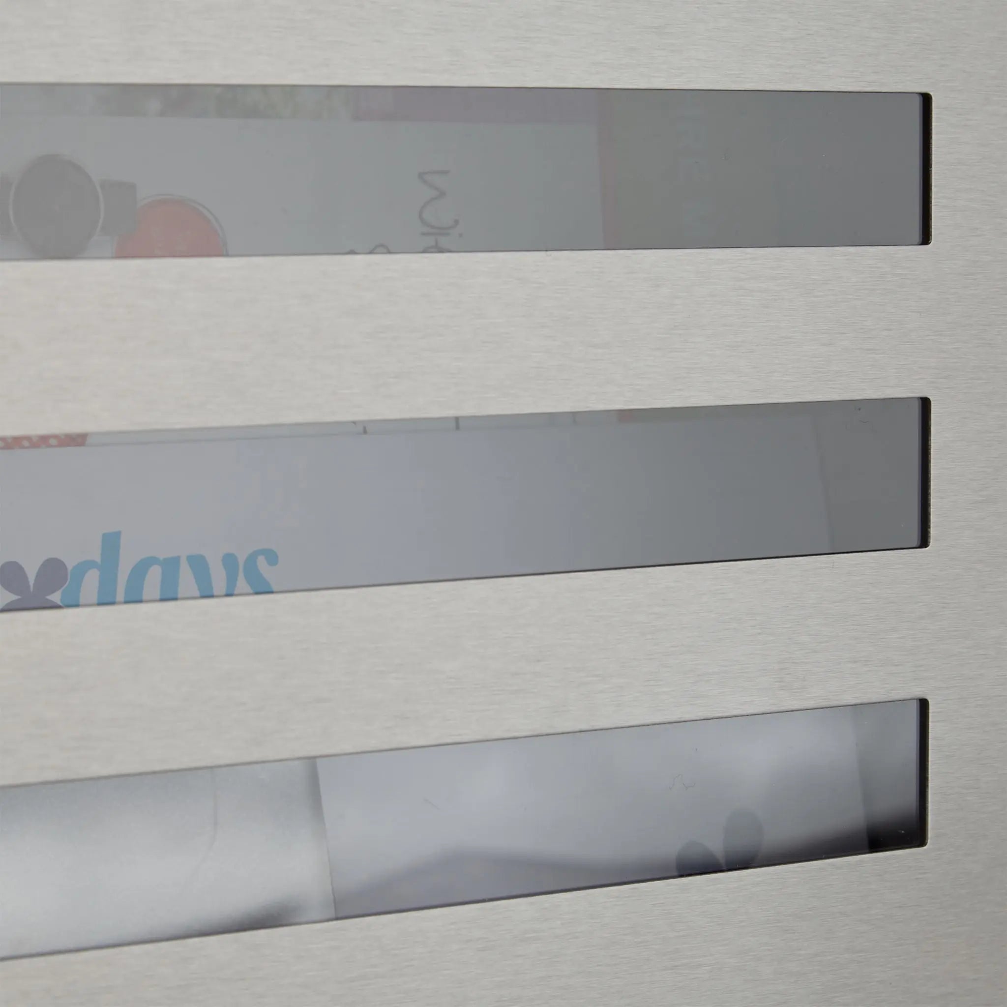 Briefkasten Edelstahl Silber von Relaxdays