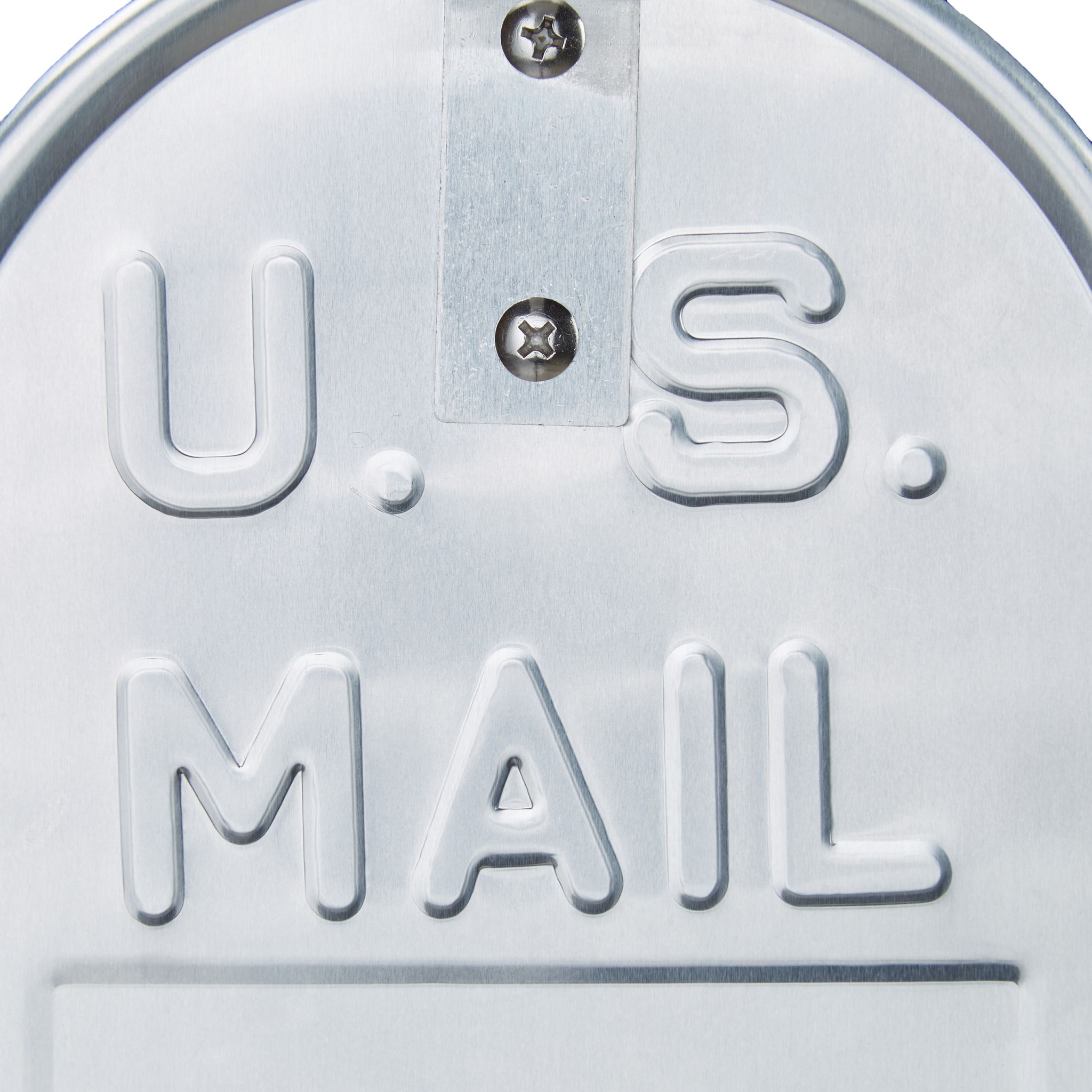 Amerikanischer Briefkasten Rot-Silber
