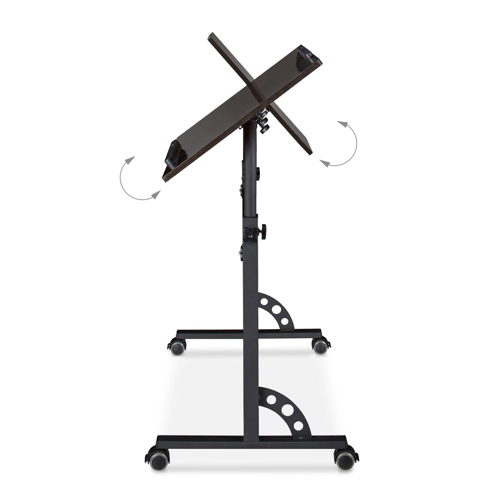 Laptoptisch gross Premium XXL Schwarz von Relaxdays