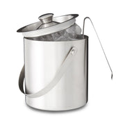 Eisbehälter mit Eiszange für 1,5L Silber von Relaxdays