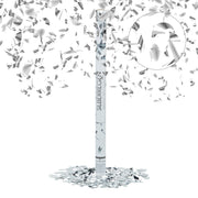 Party Popper 80cm Silber Silber von Relaxdays