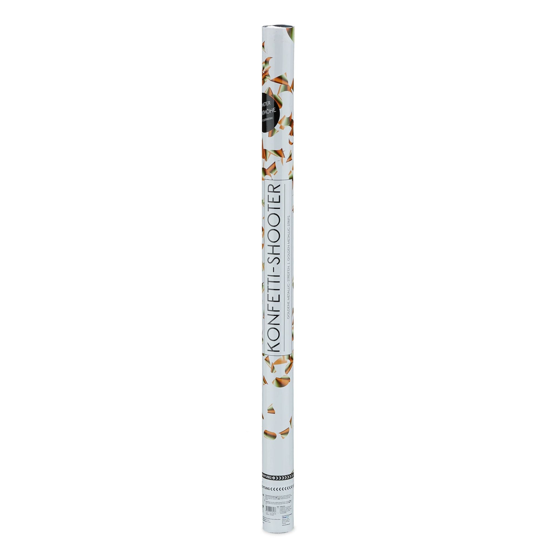 Party Popper 80cm Gold Gold von Relaxdays