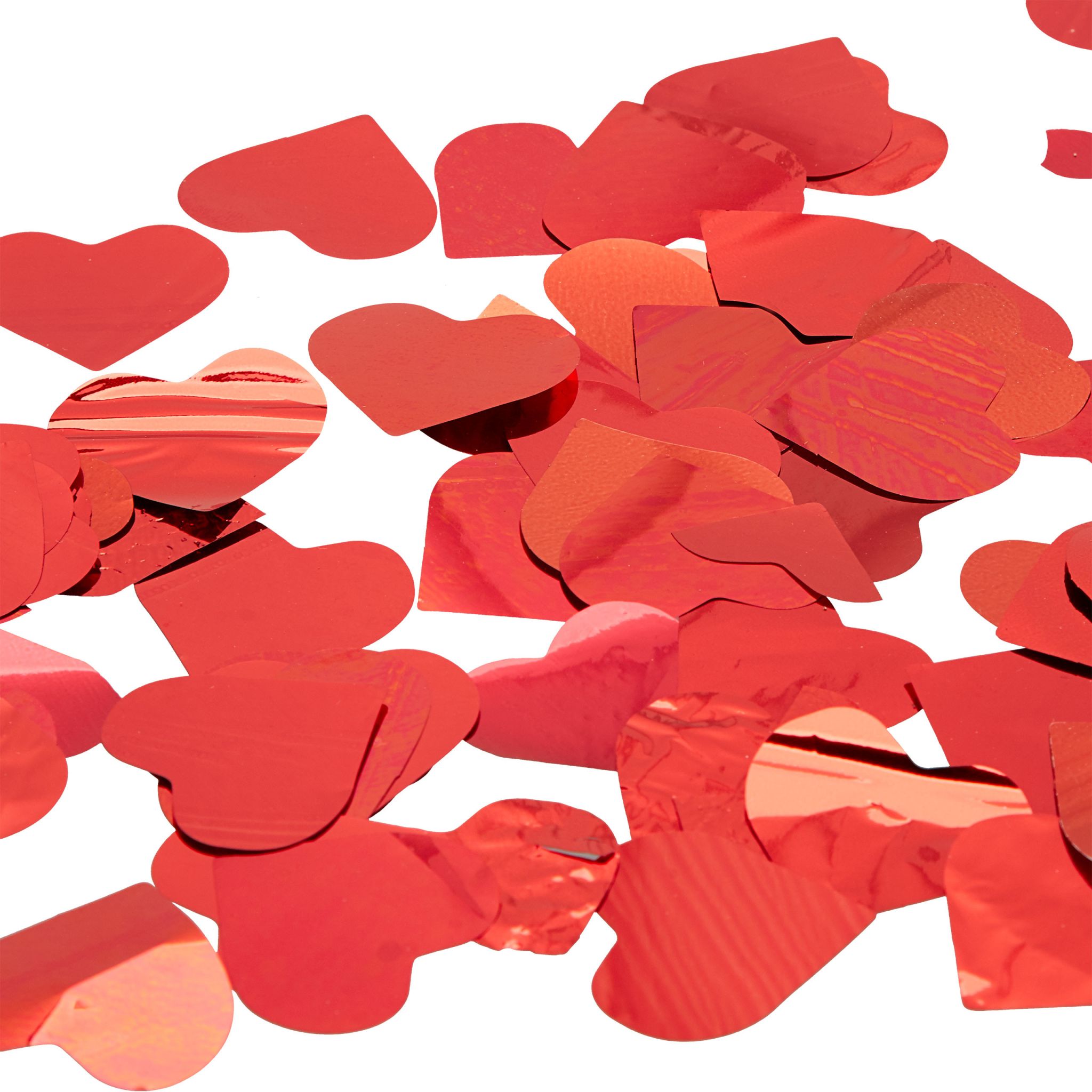 Party Popper 80cm Herzen Rot von Relaxdays