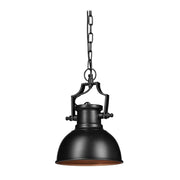 Hängelampe Industrial Look klein Gold-Schwarz von Relaxdays
