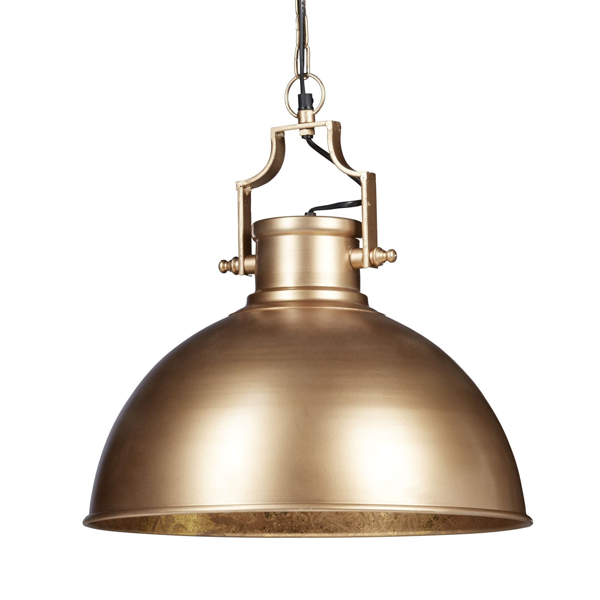 Hängelampe Industrial Look gross Gold von Relaxdays
