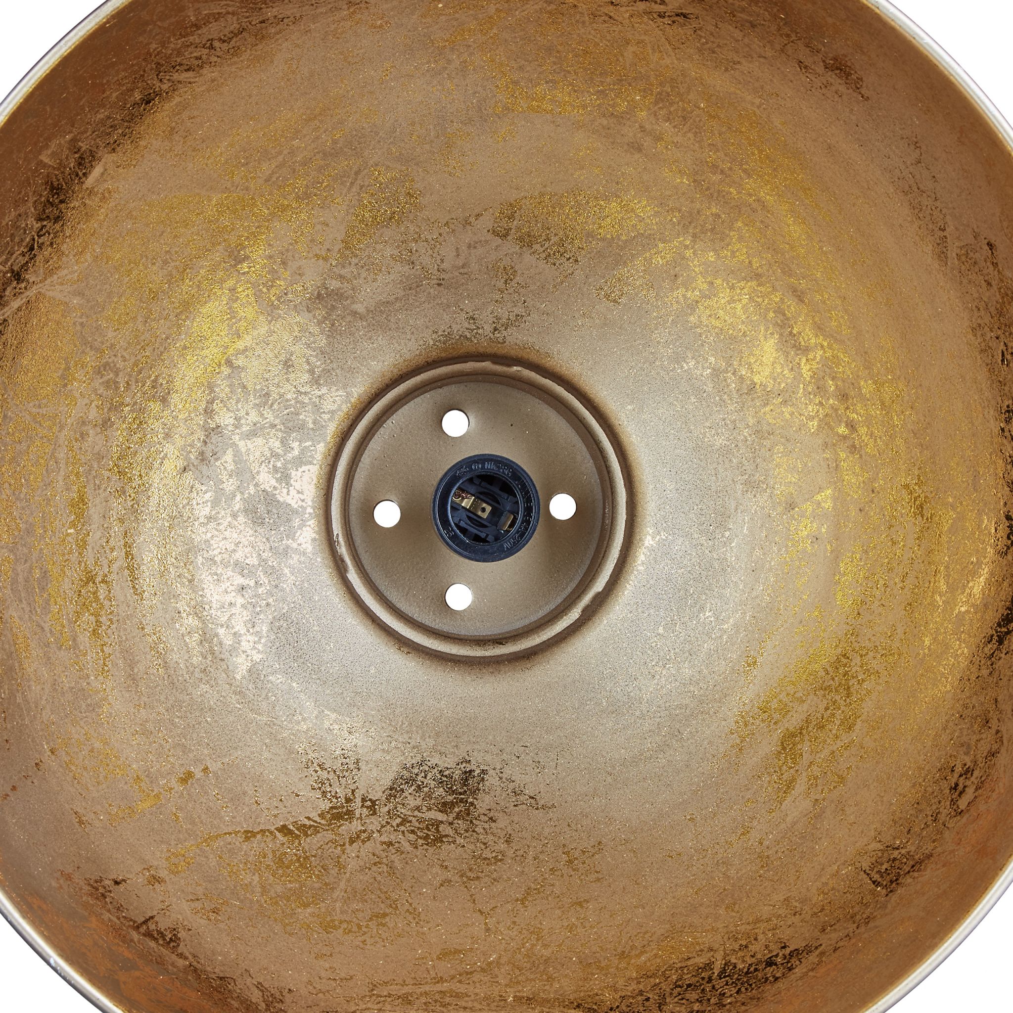 Hängelampe Industrial Look gross Gold von Relaxdays