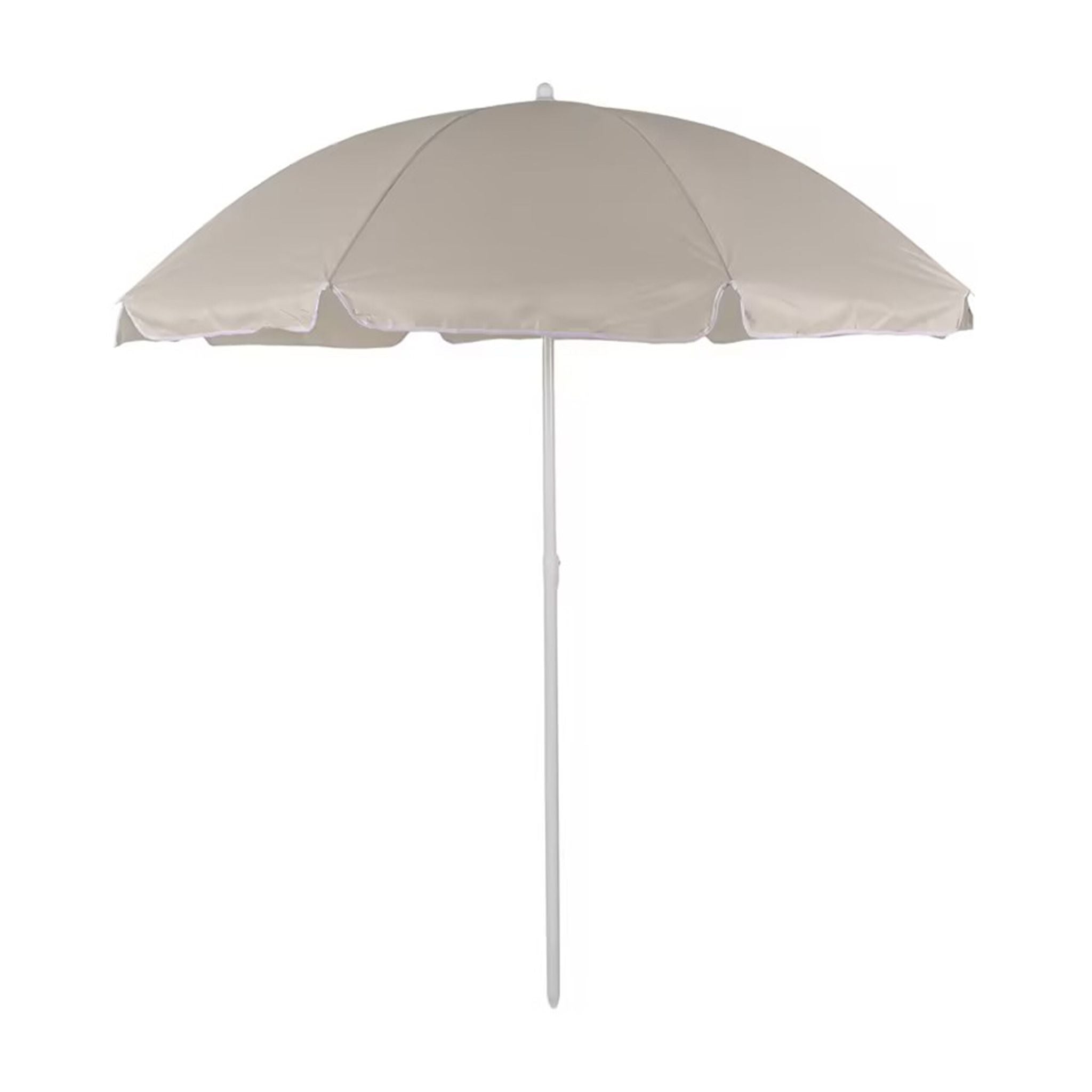 Sonnenschirm 180cm Beige-Weiss von Relaxdays