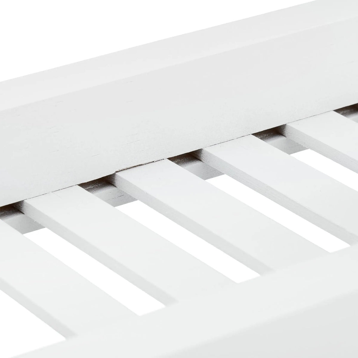 Badewannenablage Bambus weiss lackiert Weiss von Relaxdays