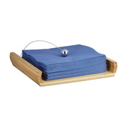 Serviettenhalter Bambus mit Beschwerer Hellbraun von Relaxdays