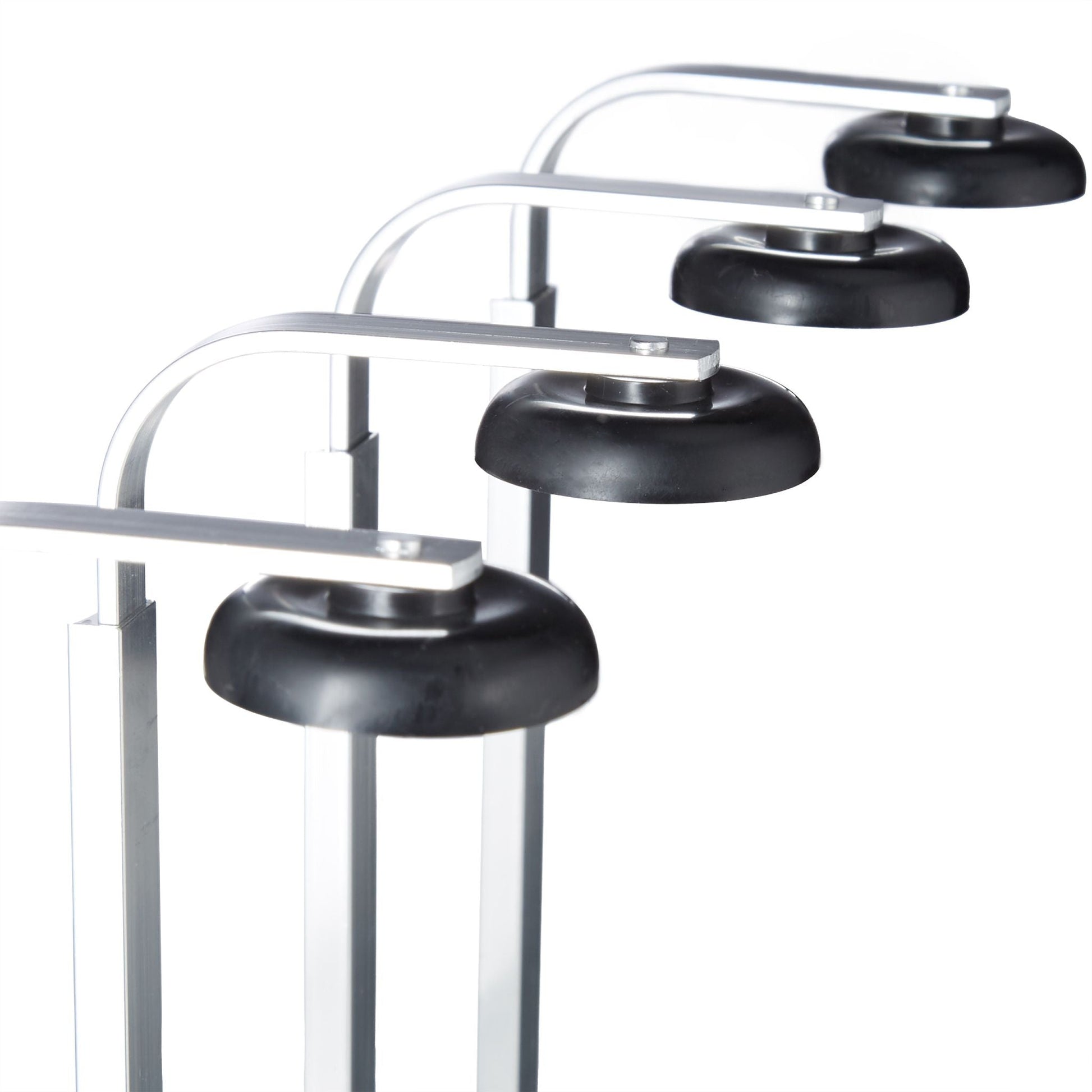 Flaschenhalter Wand Schwarz-Silber von Relaxdays