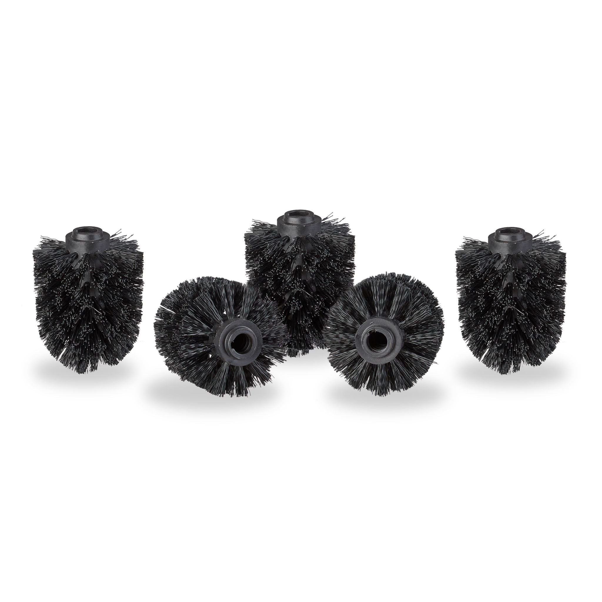 WC Bürstenkopf Ersatz Set 12 mm Schwarz