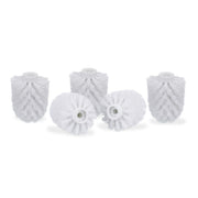 WC Bürstenkopf Ersatz-Set 9,5mm Weiss von Relaxdays