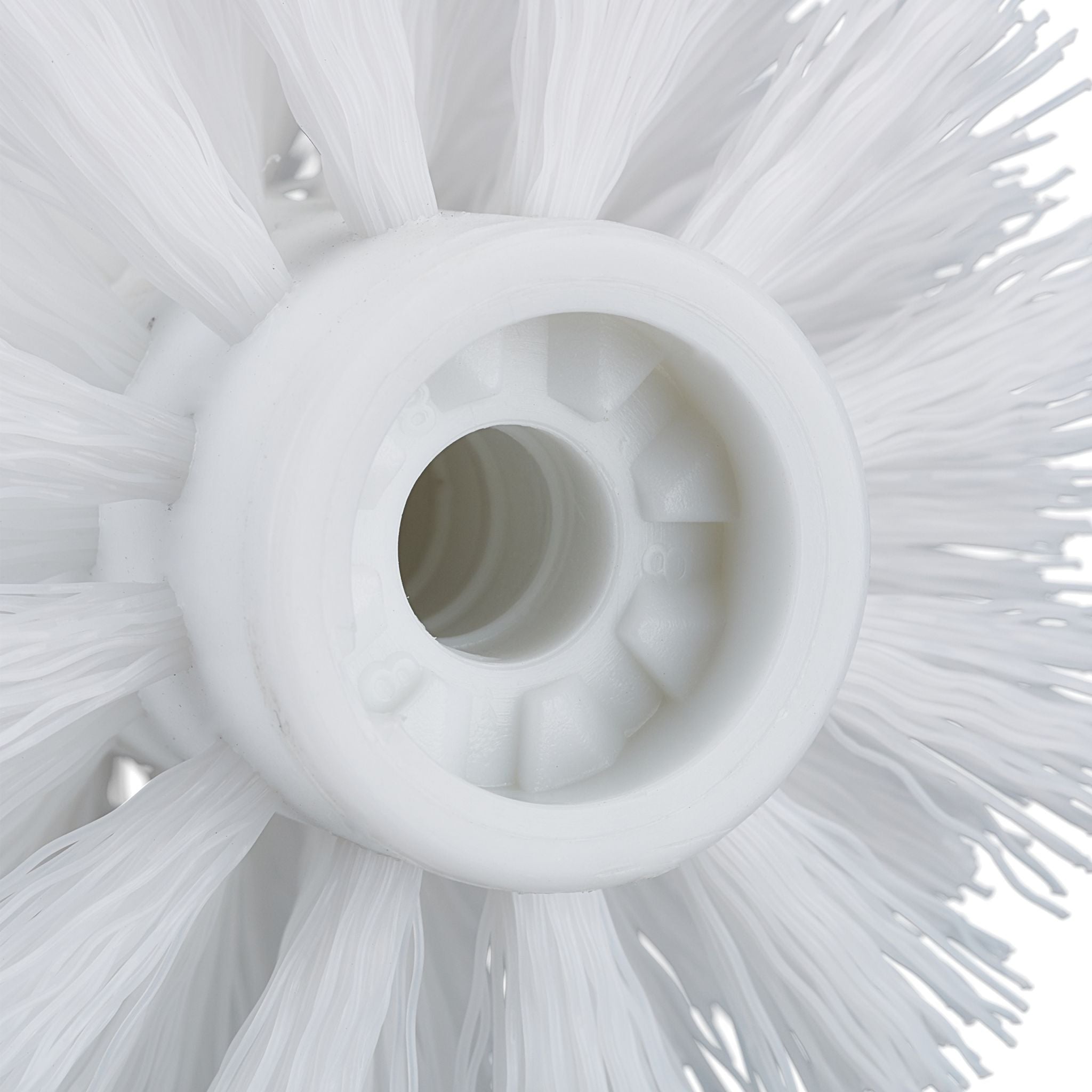 WC Bürstenkopf Ersatz-Set 9,5mm Weiss von Relaxdays