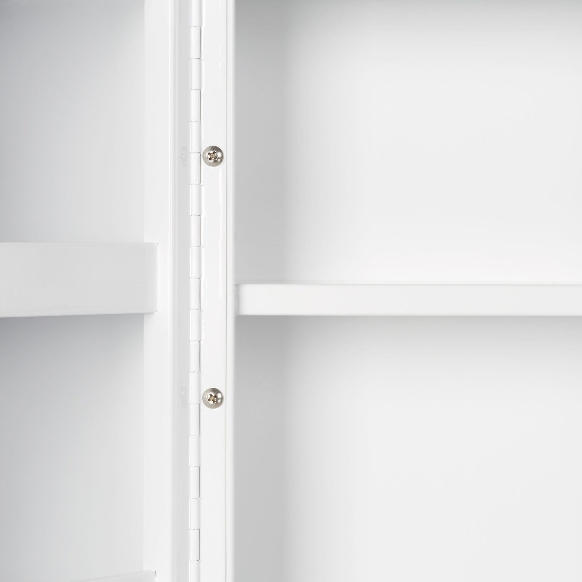 Medikamentenschrank XXL Premium Weiss-Silber von Relaxdays