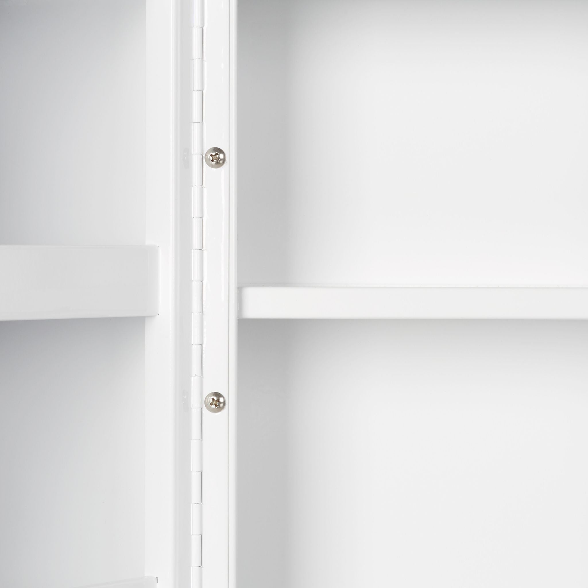 Medikamentenschrank XXL Premium Weiss-Silber von Relaxdays