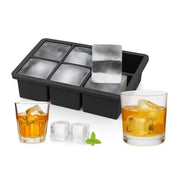 Eiswürfelform Silikon 5 cm Schwarz von guteszeug.ch