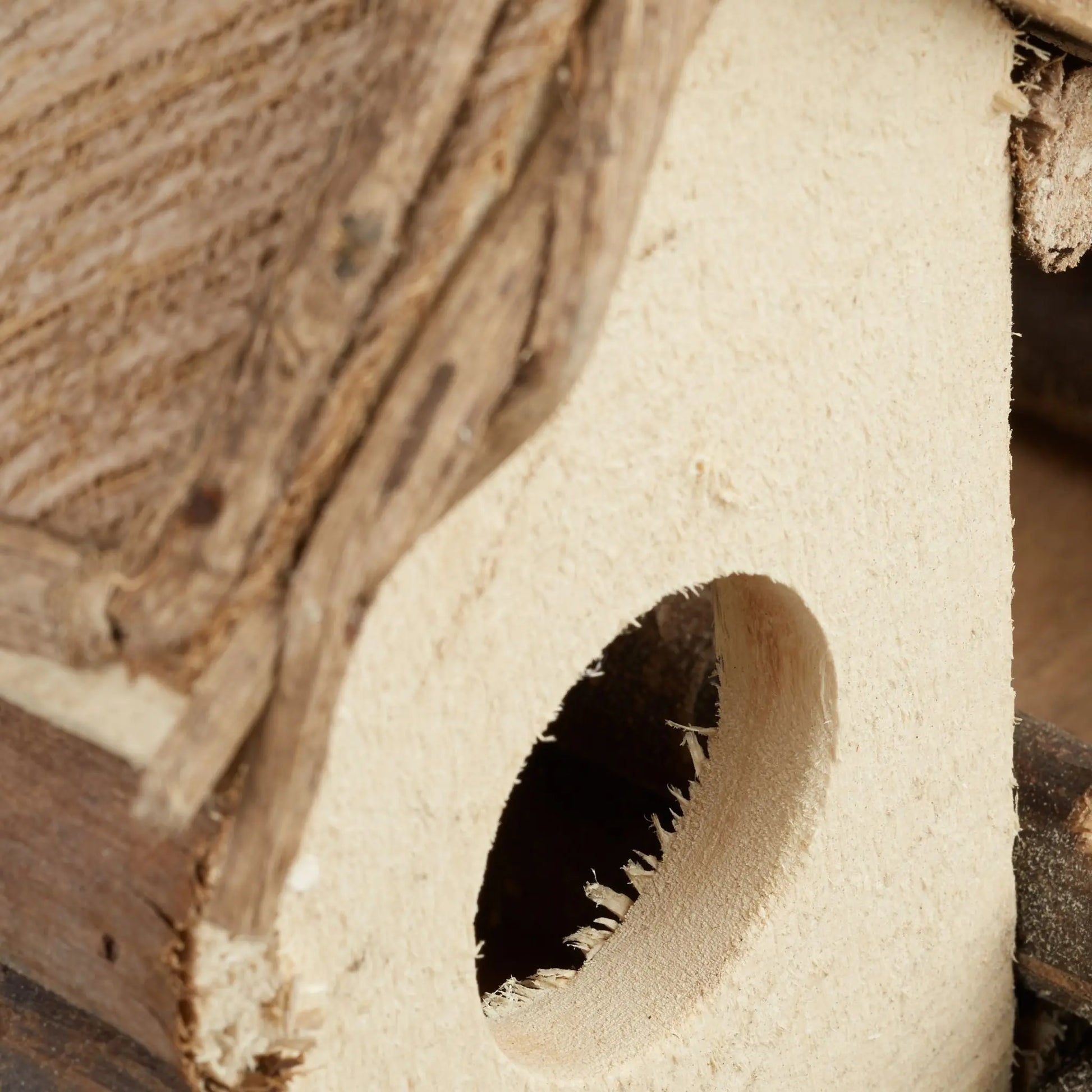 Dekoratives Vogelhaus zum Aufhängen Braun-Hellbraun von Relaxdays