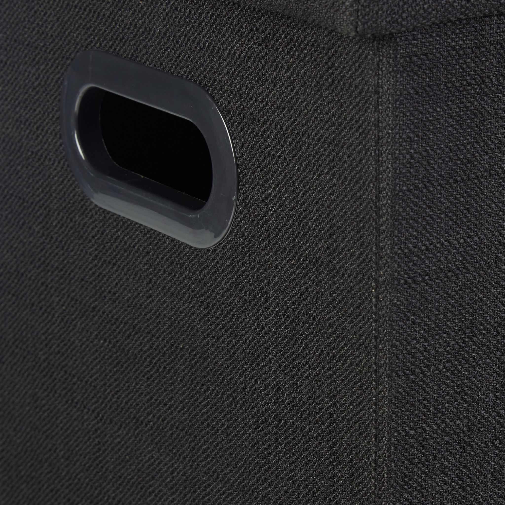Faltbarer Sitzhocker Schwarz von Relaxdays