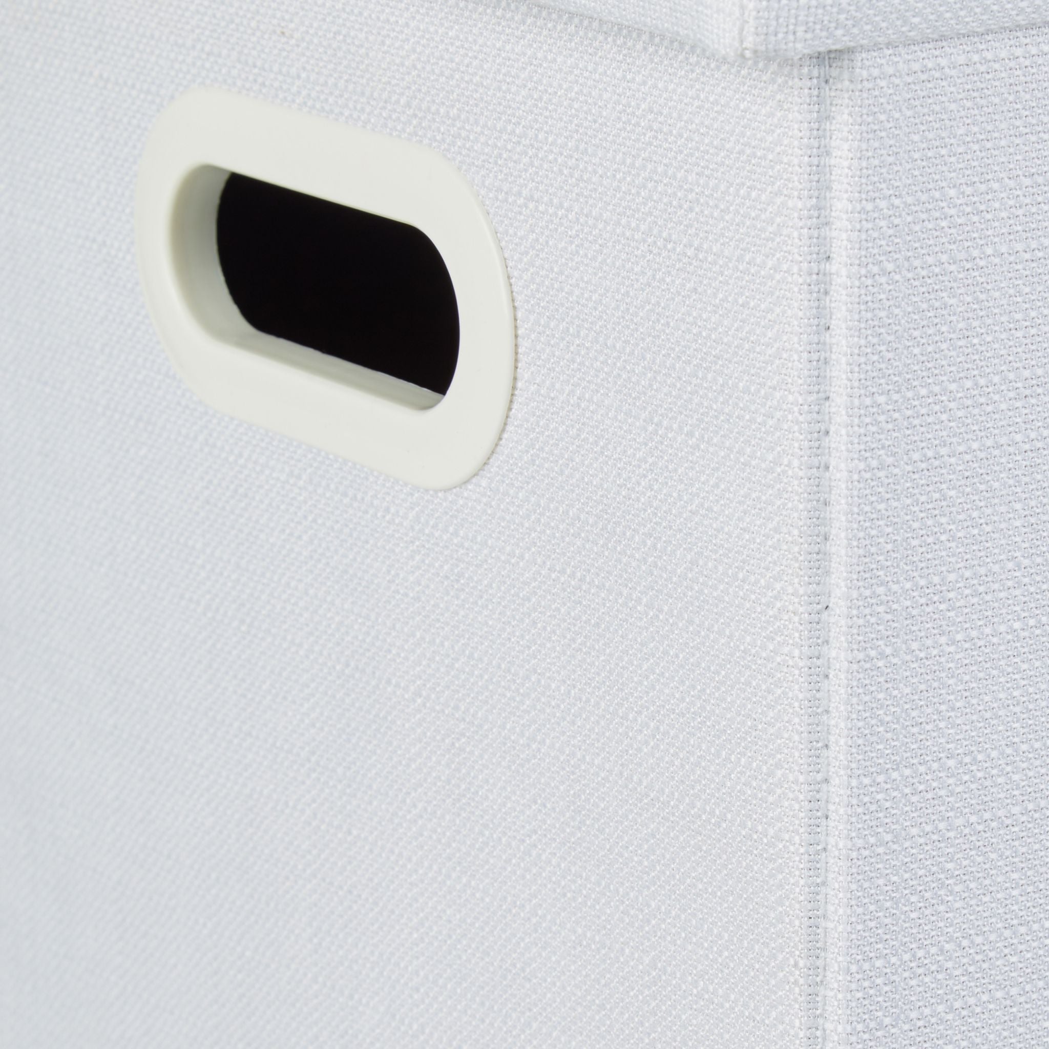 Faltbarer Sitzhocker Weiss von Relaxdays