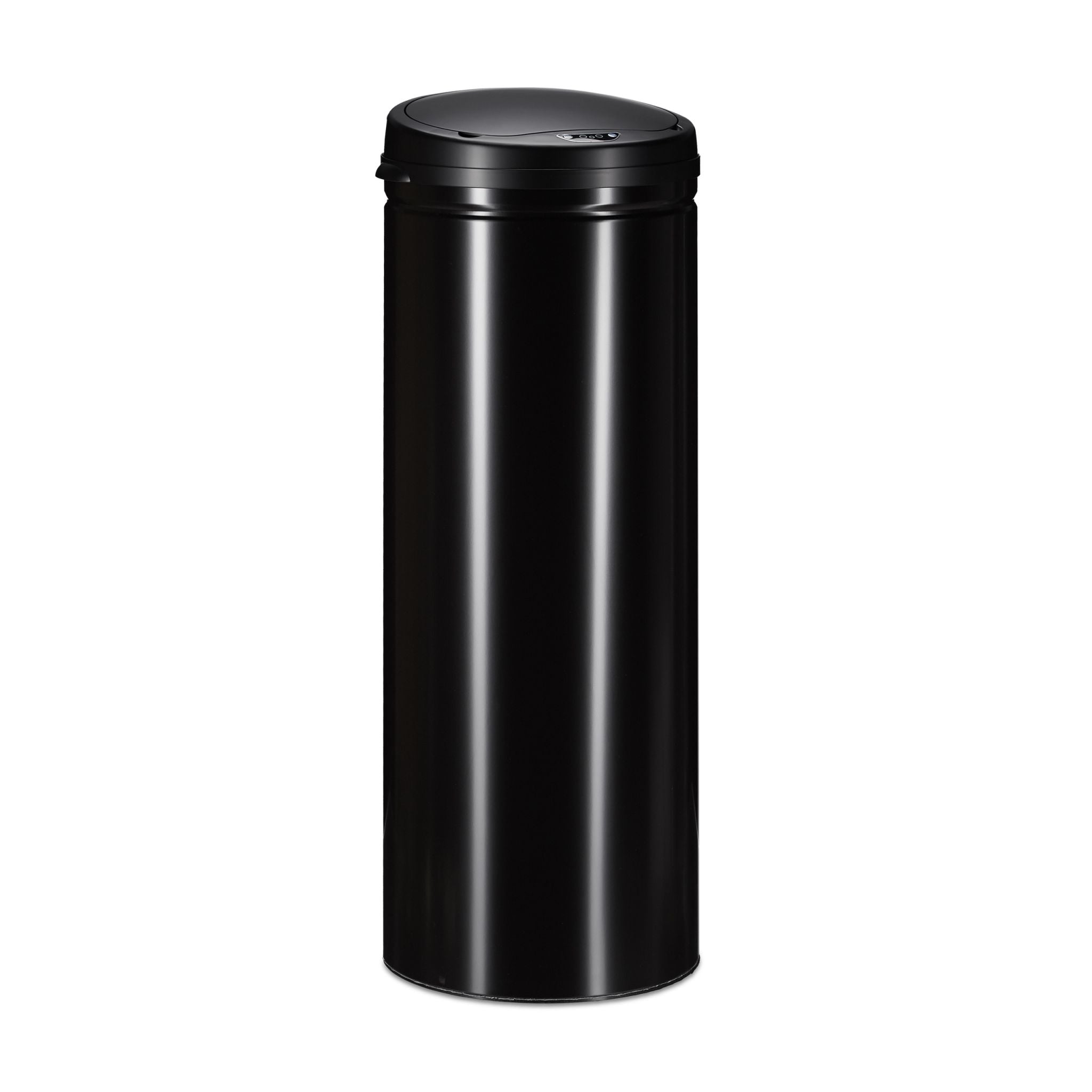 Mülleimer 50L mit Sensor Schwarz von Relaxdays
