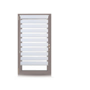 Doppelrollo Klemmfix ohne bohren Weiss-Transparent von Relaxdays