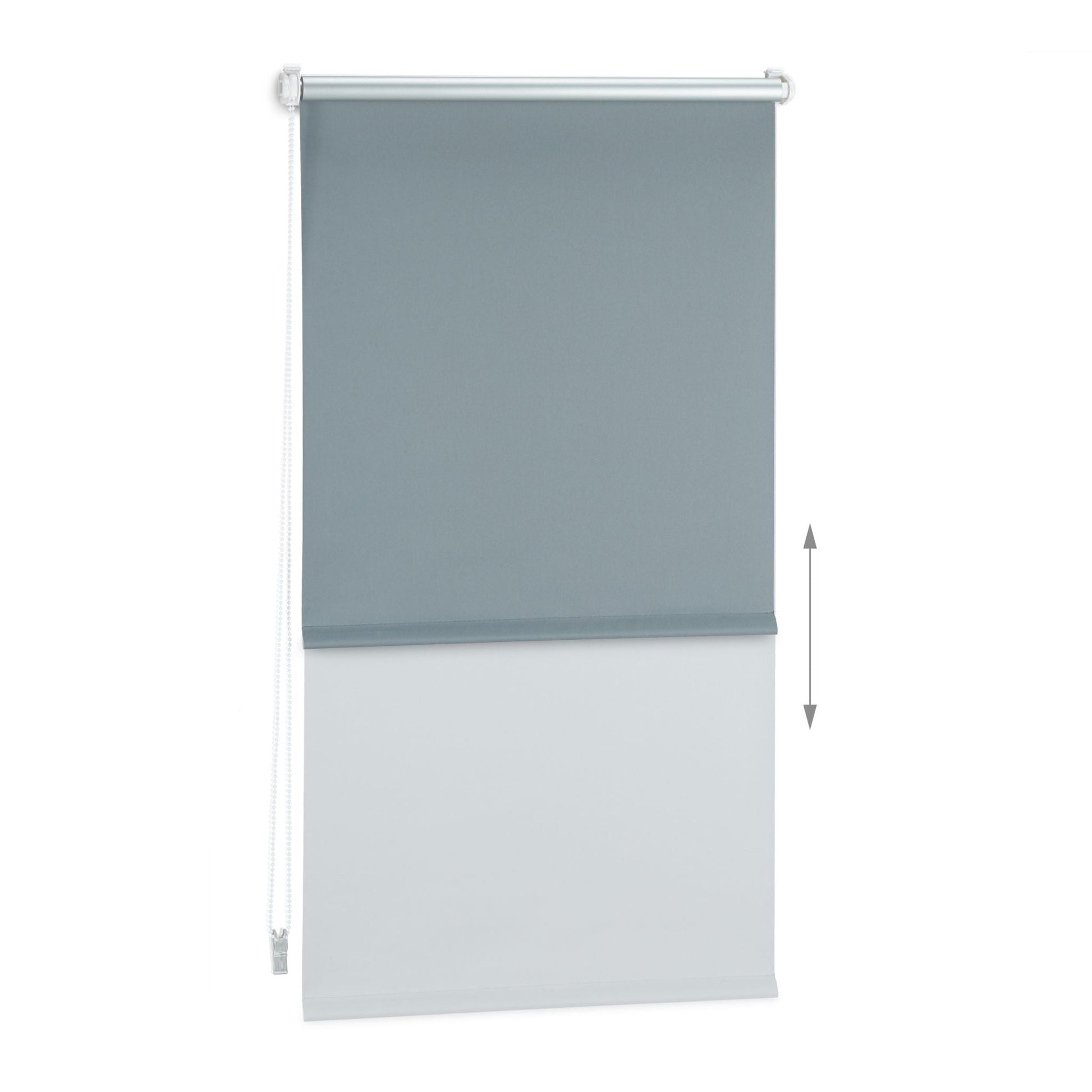 Verdunkelungsrollo 60x160cm Anthrazit-Silber von guteszeug.ch