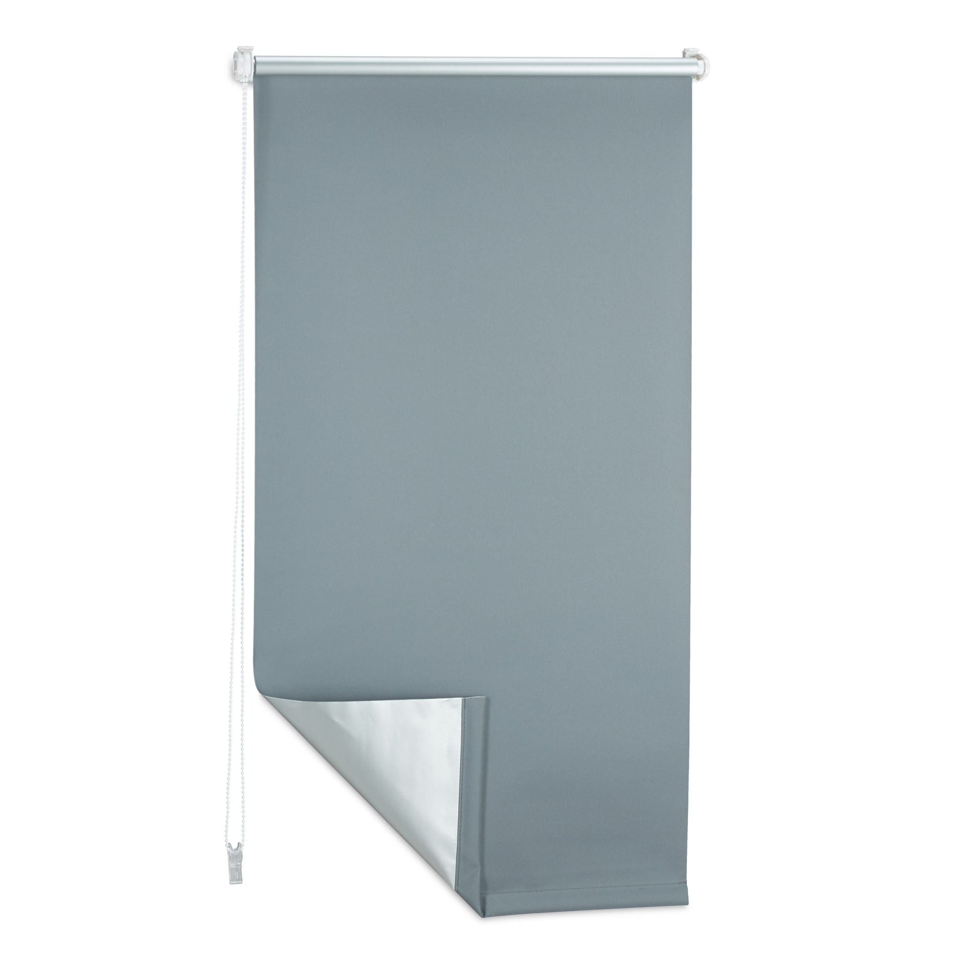 Verdunkelungsrollo 60x160cm Anthrazit-Silber von guteszeug.ch