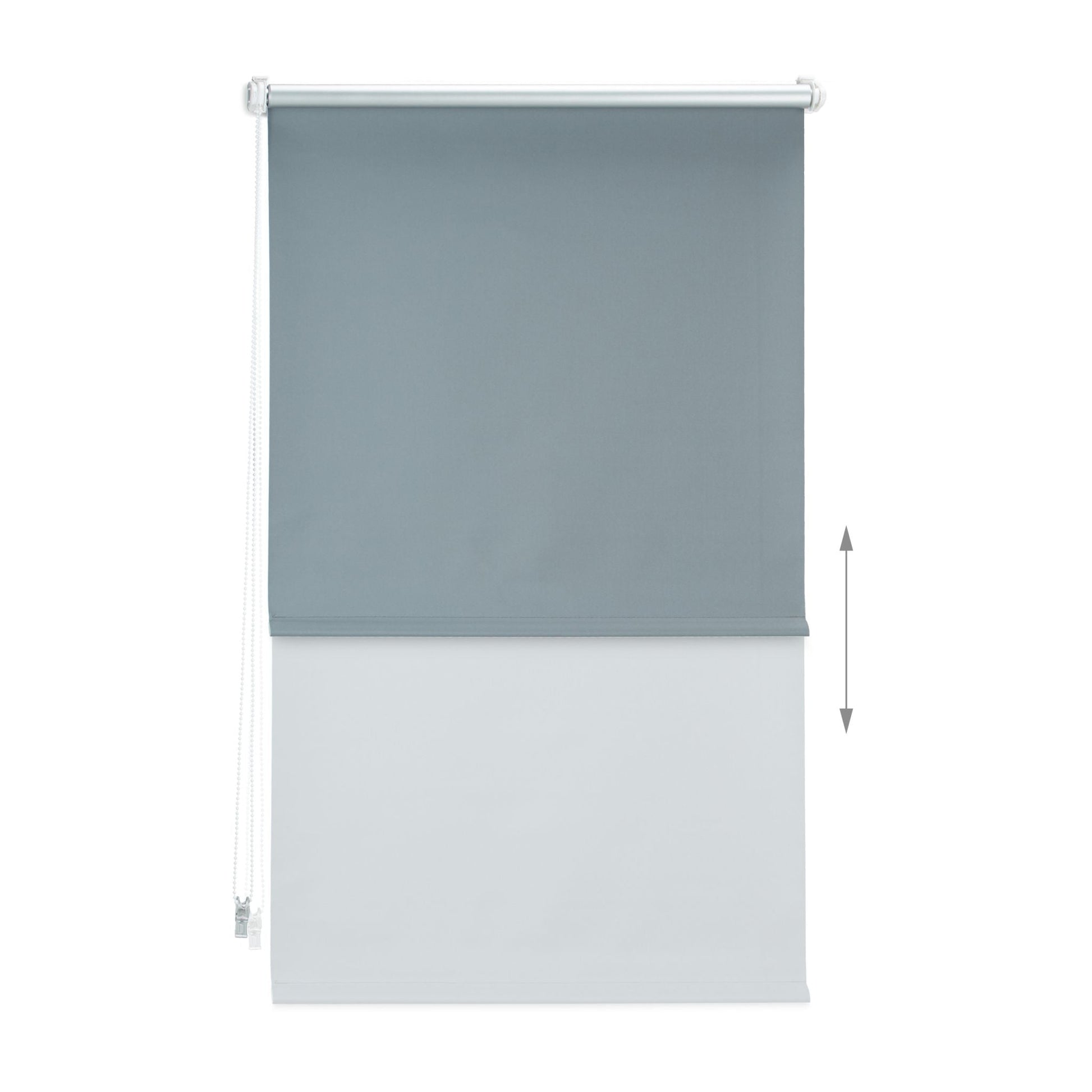 Verdunkelungsrollo 70x160cm Anthrazit-Silber von guteszeug.ch