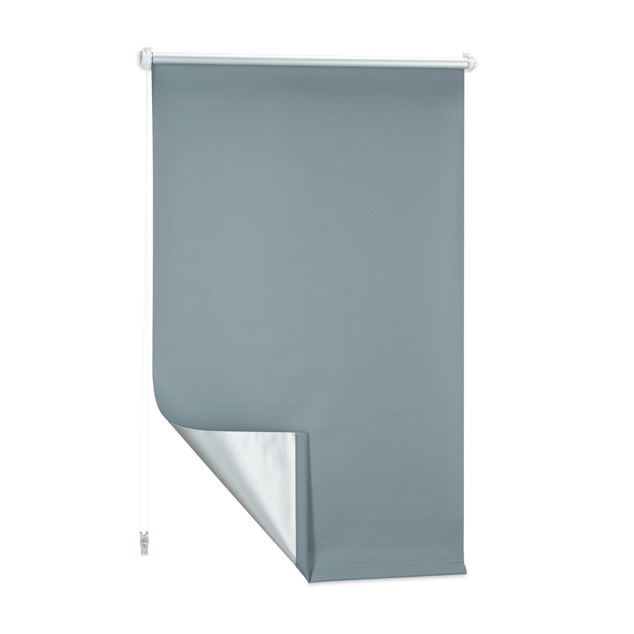 Verdunkelungsrollo 70x160cm Anthrazit-Silber von guteszeug.ch