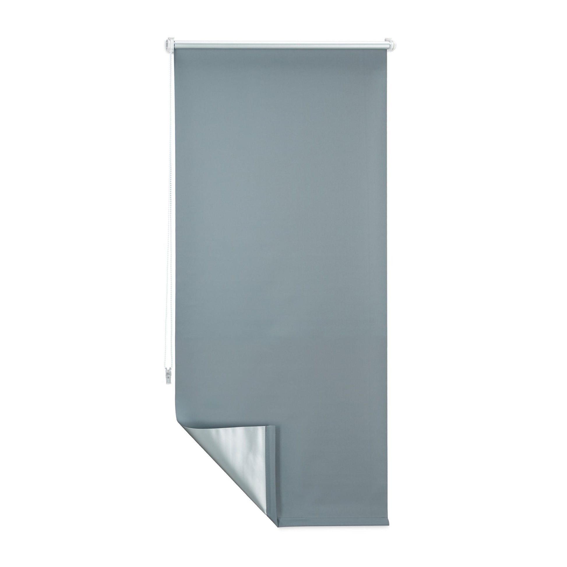 Verdunkelungsrollo 70x210cm Anthrazit-Silber von guteszeug.ch