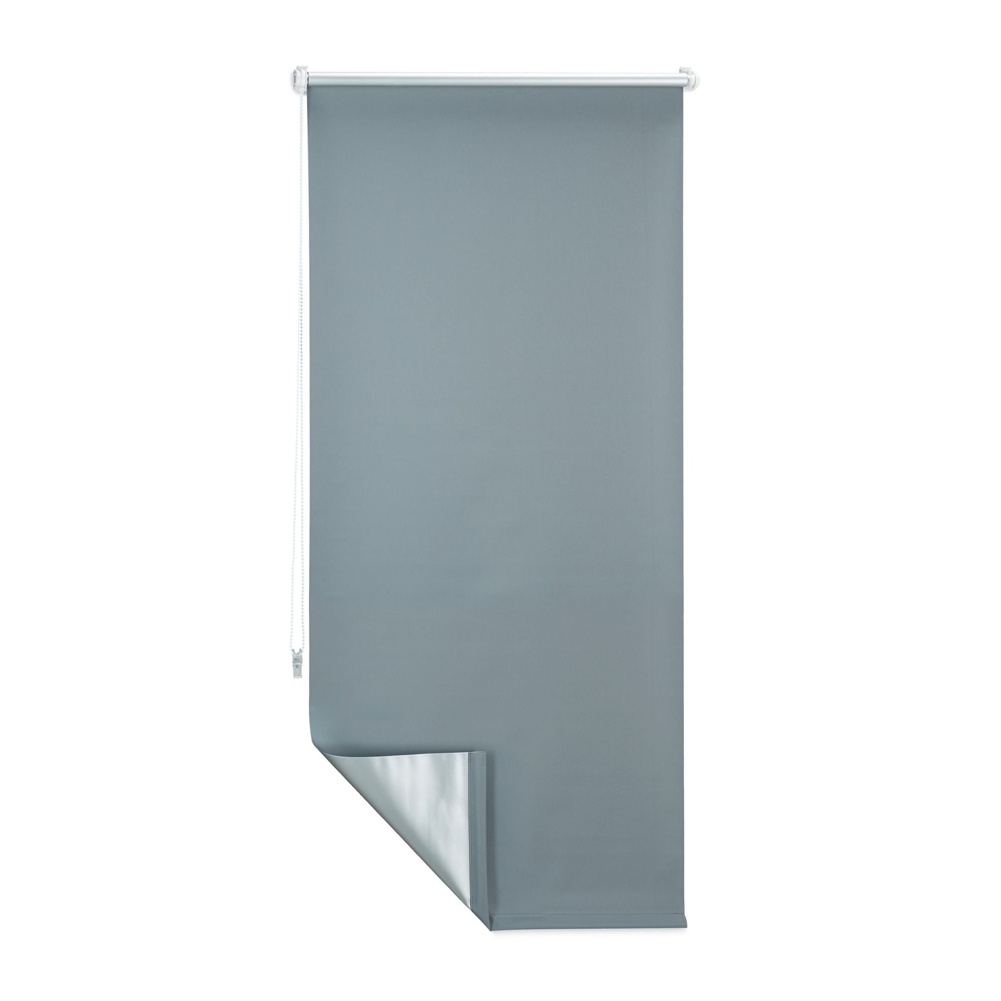 Verdunkelungsrollo 70x210cm Anthrazit-Silber von guteszeug.ch