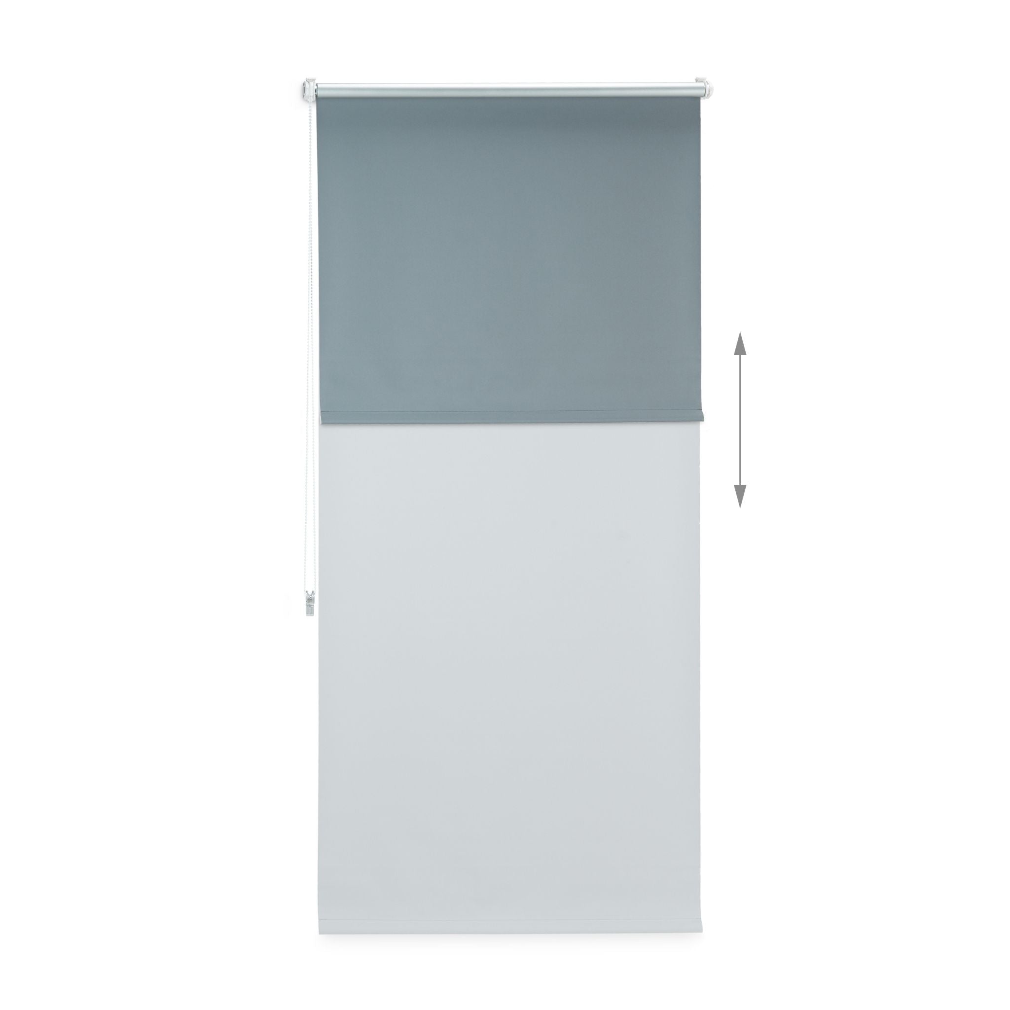 Verdunkelungsrollo 80x160cm Anthrazit-Silber von guteszeug.ch