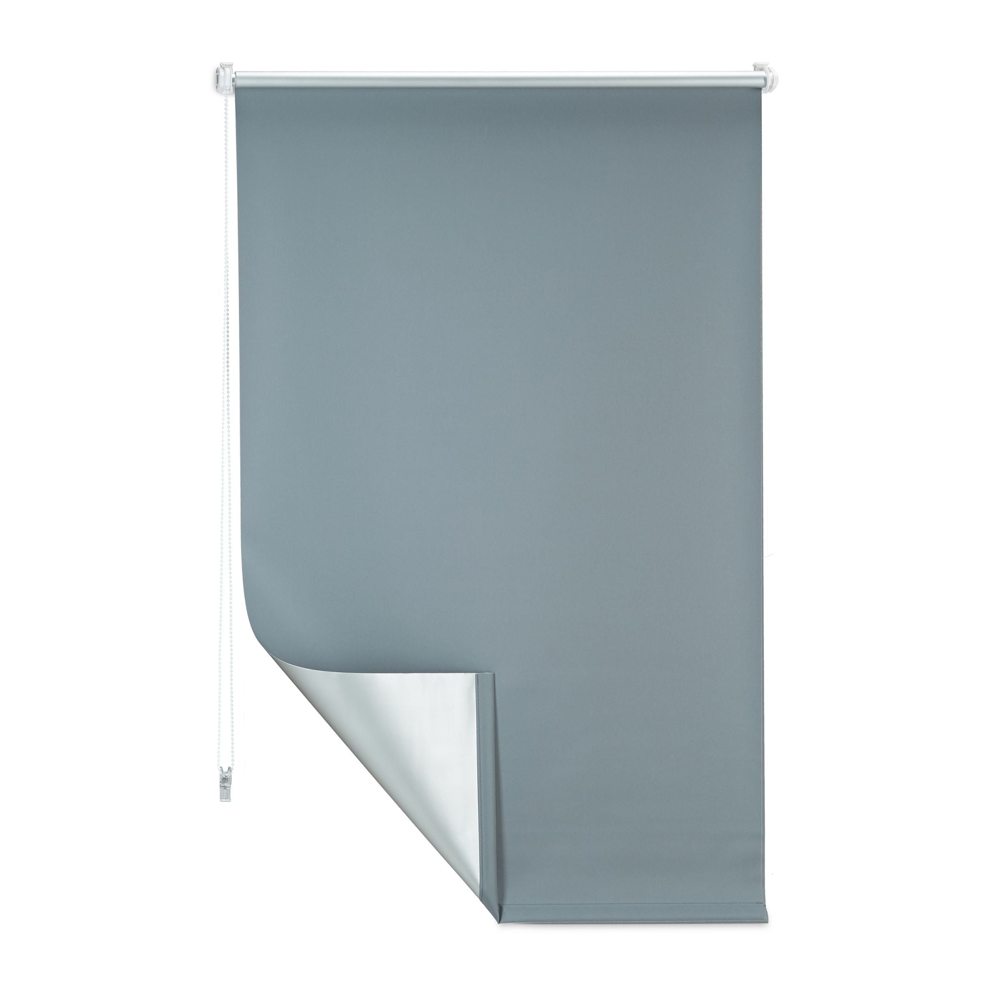 Verdunkelungsrollo 80x160cm Anthrazit-Silber von guteszeug.ch